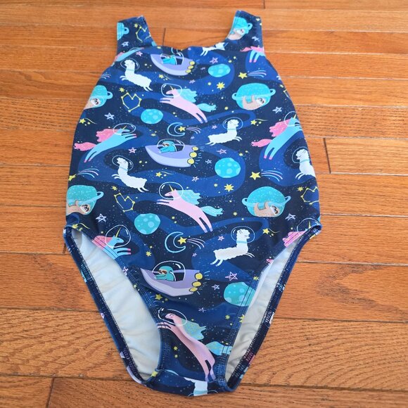 Destira Gymnastics Leotard - Llama Space - Picture 1 of 7